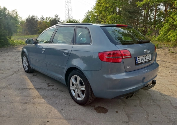 Audi A3 cena 24999 przebieg: 208000, rok produkcji 2010 z Konin małe 352